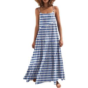imageANRABESS Women Summer Casual Loose Sleeveless Sundress Spaghetti Strap Flowy Boho Linen Beach Vacation Maxi Long DressFloral Blue