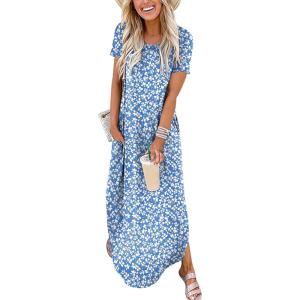 imageANRABESS Womens Summer Maxi Dress Short Sleeve Casual Loose Long T Shirt Dresses Split Vacation Beach Sundress Travel OutfitsFloral Bule