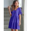 imageANRABESS Dresses for Women Summer 2025 V Neck Ruffle Sleeve A Line Tiered Flowy Casual Trendy Mini Beach Dress with PocketsRoyal Blue
