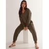imageANRABESS Jumpsuits for Women 2025 Fall Long Sleeve Casual Loose Fit Romper Lounge One Piece Pajamas Outfits JumperBrown