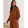 imageANRABESS Jumpsuits for Women 2025 Fall Long Sleeve Casual Loose Fit Romper Lounge One Piece Pajamas Outfits JumperBurnt Orange