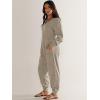 imageANRABESS Jumpsuits for Women 2025 Fall Long Sleeve Casual Loose Fit Romper Lounge One Piece Pajamas Outfits JumperGrey Beige