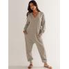 imageANRABESS Jumpsuits for Women 2025 Fall Long Sleeve Casual Loose Fit Romper Lounge One Piece Pajamas Outfits JumperGrey Beige
