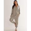 imageANRABESS Jumpsuits for Women 2025 Fall Long Sleeve Casual Loose Fit Romper Lounge One Piece Pajamas Outfits JumperGrey Beige
