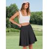 imageANRABESS Knee Length Skorts Skirts for Women 2025 Summer High Waisted Golf Tennis Skirt Casual Travel Builtin Shorts ClothesBlack