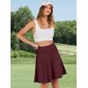 imageANRABESS Knee Length Skorts Skirts for Women 2025 Summer High Waisted Golf Tennis Skirt Casual Travel Builtin Shorts ClothesDeep Red