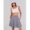 imageANRABESS Knee Length Skorts Skirts for Women 2025 Summer High Waisted Golf Tennis Skirt Casual Travel Builtin Shorts ClothesGray