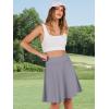 imageANRABESS Knee Length Skorts Skirts for Women 2025 Summer High Waisted Golf Tennis Skirt Casual Travel Builtin Shorts ClothesGray