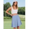 imageANRABESS Knee Length Skorts Skirts for Women 2025 Summer High Waisted Golf Tennis Skirt Casual Travel Builtin Shorts ClothesLight Blue