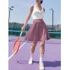 imageANRABESS Knee Length Skorts Skirts for Women 2025 Summer High Waisted Golf Tennis Skirt Casual Travel Builtin Shorts ClothesMauve