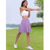 imageANRABESS Knee Length Skorts Skirts for Women 2025 Summer High Waisted Golf Tennis Skirt Casual Travel Builtin Shorts ClothesPurple