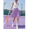 imageANRABESS Knee Length Skorts Skirts for Women 2025 Summer High Waisted Golf Tennis Skirt Casual Travel Builtin Shorts ClothesPurple