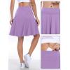 imageANRABESS Knee Length Skorts Skirts for Women 2025 Summer High Waisted Golf Tennis Skirt Casual Travel Builtin Shorts ClothesPurple