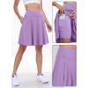 imageANRABESS Knee Length Skorts Skirts for Women 2025 Summer High Waisted Golf Tennis Skirt Casual Travel Builtin Shorts ClothesPurple