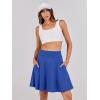 imageANRABESS Knee Length Skorts Skirts for Women 2025 Summer High Waisted Golf Tennis Skirt Casual Travel Builtin Shorts ClothesRoyal