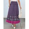 imageANRABESS Maxi Skirts for Women 2025 Summer Boho Long Flowy Floral Elastic High Waist Skirt Casual Travel Skirt with PocketsDeep Purple Floral