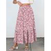 imageANRABESS Maxi Skirts for Women 2025 Summer Boho Long Flowy Floral Elastic High Waist Skirt Casual Travel Skirt with PocketsPink Floral