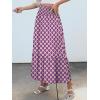 imageANRABESS Maxi Skirts for Women 2025 Summer Boho Long Flowy Floral Elastic High Waist Skirt Casual Travel Skirt with PocketsPurple Floral
