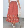 imageANRABESS Maxi Skirts for Women 2025 Summer Boho Long Flowy Floral Elastic High Waist Skirt Casual Travel Skirt with PocketsRed Blue Floral