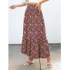 imageANRABESS Maxi Skirts for Women 2025 Summer Boho Long Flowy Floral Elastic High Waist Skirt Casual Travel Skirt with PocketsWhite Red Floral