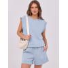 imageANRABESS Two Piece Sets for Women 2025 Summer Short Lounge Set Casual Beach Vacation Outfits Spring Sweatsuits TracksuitLight Blue