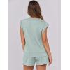 imageANRABESS Two Piece Sets for Women 2025 Summer Short Lounge Set Casual Beach Vacation Outfits Spring Sweatsuits TracksuitMint Green