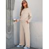 imageANRABESS Women 2 Piece Set Long Sleeve Sweatsuit Sweatpants Tracksuit Sweat Casual Matching 2025 Travel Fall Trendy OutfitsApricot