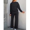 imageANRABESS Women 2 Piece Set Long Sleeve Sweatsuit Sweatpants Tracksuit Sweat Casual Matching 2025 Travel Fall Trendy OutfitsBlack