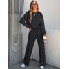 imageANRABESS Women 2 Piece Set Long Sleeve Sweatsuit Sweatpants Tracksuit Sweat Casual Matching 2025 Travel Fall Trendy OutfitsBlack