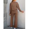 imageANRABESS Women 2 Piece Set Long Sleeve Sweatsuit Sweatpants Tracksuit Sweat Casual Matching 2025 Travel Fall Trendy OutfitsBrown