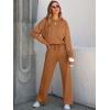 imageANRABESS Women 2 Piece Set Long Sleeve Sweatsuit Sweatpants Tracksuit Sweat Casual Matching 2025 Travel Fall Trendy OutfitsRust