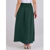 imageANRABESS Women ALine Pleated High Waist Maxi Skirt Full Ankle Length Flowy Swing Elegant Dressy Casual Work Long SkirtsGreen