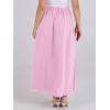imageANRABESS Women ALine Pleated High Waist Maxi Skirt Full Ankle Length Flowy Swing Elegant Dressy Casual Work Long SkirtsPink
