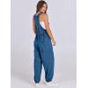 imageANRABESS Women Overalls Jumpsuits Loose Casual Dressy Sleeveless Baggy Harem Pants Romper Jumpers 2025 Trendy Summer OutfitsDeep Blue