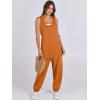imageANRABESS Women Overalls Jumpsuits Loose Casual Dressy Sleeveless Baggy Harem Pants Romper Jumpers 2025 Trendy Summer OutfitsOrange