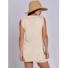 imageANRABESS Women Summer 2 Piece Outfits Sleeveless Knit Sweater Top ampamp Shorts Soft Lounge Sets Travel Beach 2025 Spring ClothesBeige
