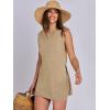 imageANRABESS Women Summer 2 Piece Outfits Sleeveless Knit Sweater Top ampamp Shorts Soft Lounge Sets Travel Beach 2025 Spring ClothesLight Khaki