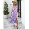 imageANRABESS Women Summer Maxi Dress 2025 Square Neck Sleeveless Casual Boho Floral High Waist Slit Travel Vacation SundressLight Purple Floral