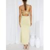 imageANRABESS Women Summer One Shoulder Sleeveless Maxi Dress Cutout Sexy Bodycon Semi Formal Dinner Date Vacation DressesAlmond