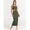 imageANRABESS Women Summer One Shoulder Sleeveless Maxi Dress Cutout Sexy Bodycon Semi Formal Dinner Date Vacation DressesArmy Green