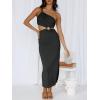 imageANRABESS Women Summer One Shoulder Sleeveless Maxi Dress Cutout Sexy Bodycon Semi Formal Dinner Date Vacation DressesBlack