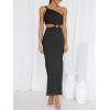 imageANRABESS Women Summer One Shoulder Sleeveless Maxi Dress Cutout Sexy Bodycon Semi Formal Dinner Date Vacation DressesBlack