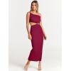 imageANRABESS Women Summer One Shoulder Sleeveless Maxi Dress Cutout Sexy Bodycon Semi Formal Dinner Date Vacation DressesBurgundy