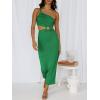 imageANRABESS Women Summer One Shoulder Sleeveless Maxi Dress Cutout Sexy Bodycon Semi Formal Dinner Date Vacation DressesGreen