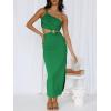 imageANRABESS Women Summer One Shoulder Sleeveless Maxi Dress Cutout Sexy Bodycon Semi Formal Dinner Date Vacation DressesGreen