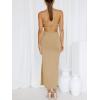 imageANRABESS Women Summer One Shoulder Sleeveless Maxi Dress Cutout Sexy Bodycon Semi Formal Dinner Date Vacation DressesKhaki