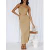 imageANRABESS Women Summer One Shoulder Sleeveless Maxi Dress Cutout Sexy Bodycon Semi Formal Dinner Date Vacation DressesKhaki