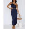 imageANRABESS Women Summer One Shoulder Sleeveless Maxi Dress Cutout Sexy Bodycon Semi Formal Dinner Date Vacation DressesNavy Blue