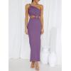 imageANRABESS Women Summer One Shoulder Sleeveless Maxi Dress Cutout Sexy Bodycon Semi Formal Dinner Date Vacation DressesPurple