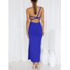 imageANRABESS Women Summer One Shoulder Sleeveless Maxi Dress Cutout Sexy Bodycon Semi Formal Dinner Date Vacation DressesRoyal Blue